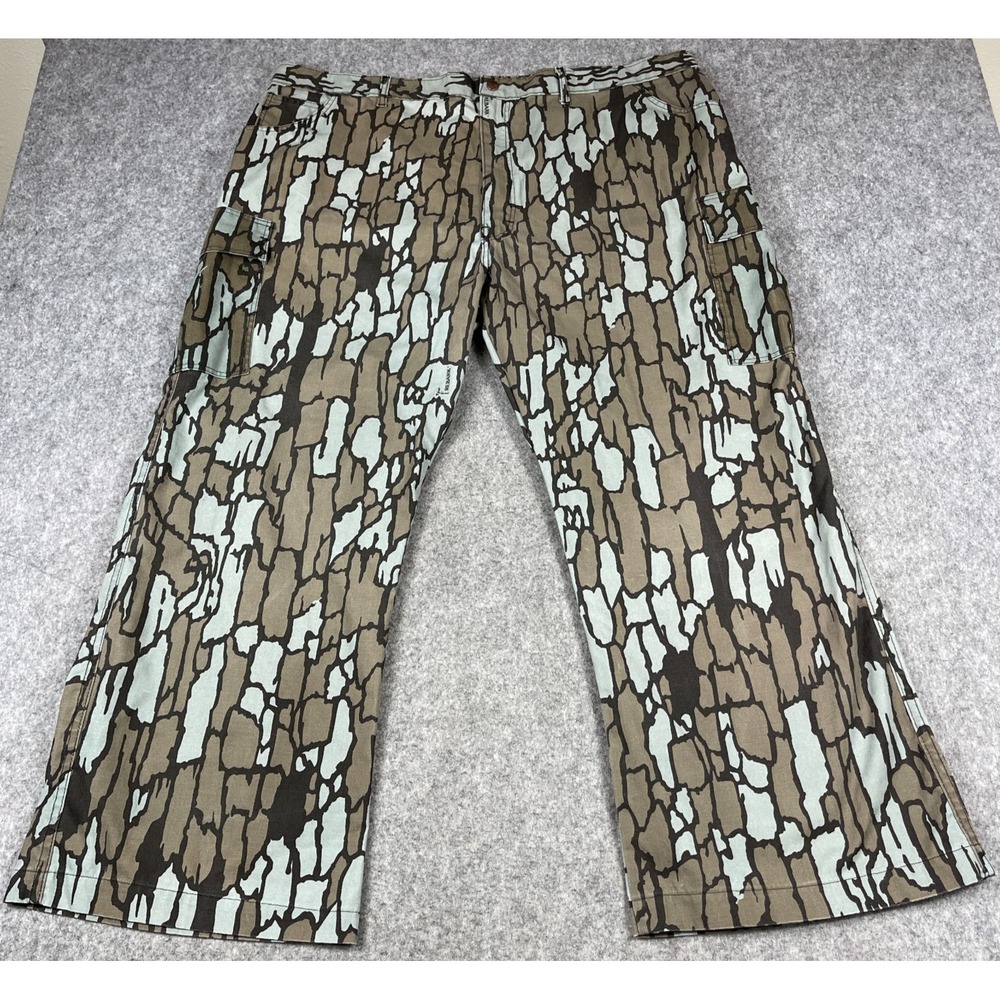 Vintage 80s Trebark‎ Camo Pants Hunting Outdoor Wide Leg
